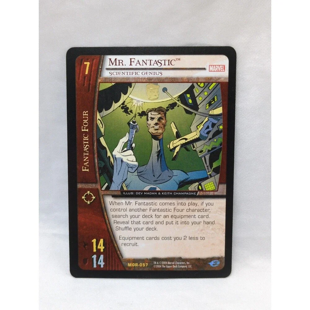 Mr. Fantastic Scientific Genius Vs System Marvel Origins Rare Card MOR-057